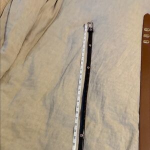 Brighton Black Leather Belt